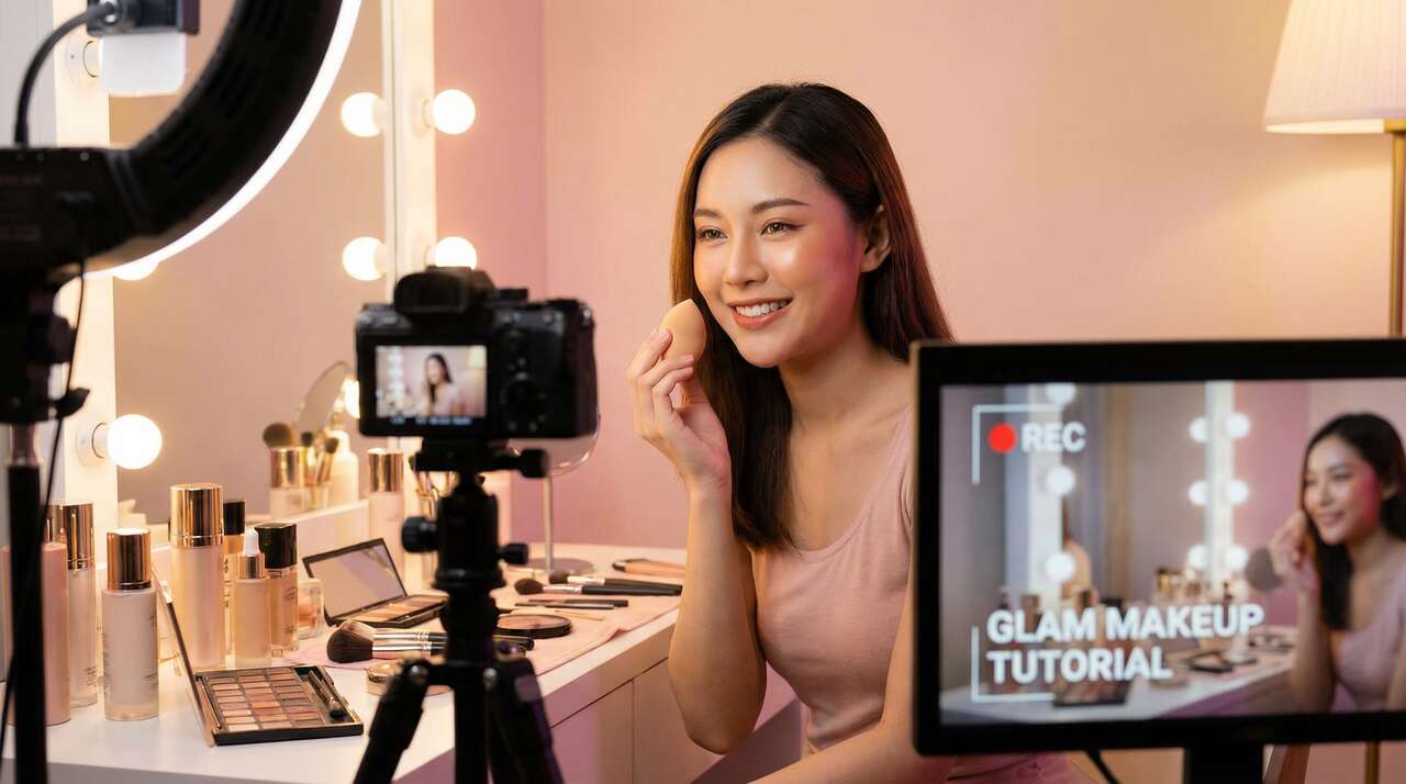 17c一起草美妆教程视频